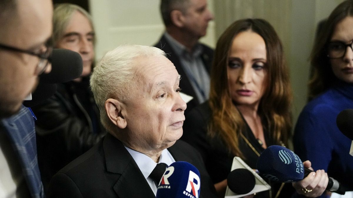 46. posiedzenie Sejmu X kadencji - dzie? 103.12.2025 Warszawa 46. posiedzenie Sejmu X kadencji fot. Marysia Zawada/REPORTER N/z: Jaroslaw Kaczynski, Justyna Dobrosz-OraczMarysia Zawada/REPORTER