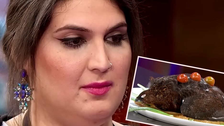 W hiszpańskiej odsłonie "Masterchefa" uczestniczka zaserwowała jurorom w pełni upierzoną kuropatwę