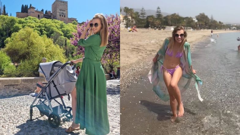Agnieszka Kaczorowska prezentuje swoje wdzięki na wakacjach w Hiszpanii 