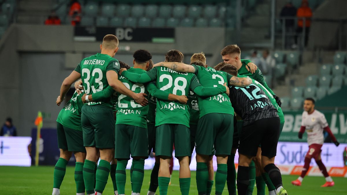 Getty Images / Mateusz Birecki/NurPhoto via Getty Images / Na zdjęciu: piłkarze Śląska Wrocław