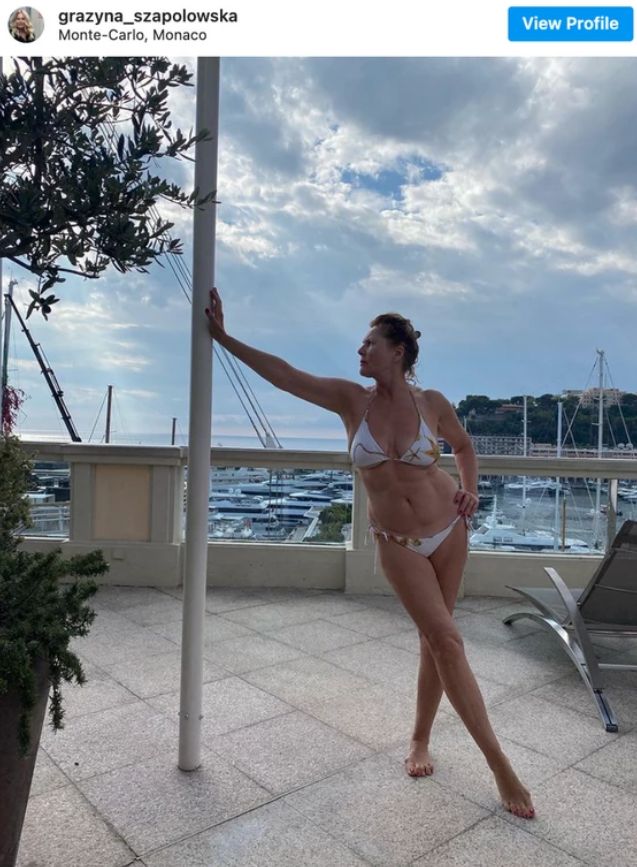 Grażyna Szapołowska odniosła się do udostępnienia zdjęcia w bikini 