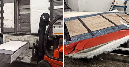 Wielkie odkrycie służb w kraju UE. Prześwietlili materace z ciężarówki na granicy