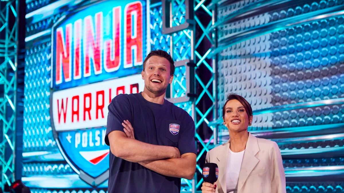 Materiały prasowe / Ninja Warrior Polska / Na zdjęciu: Kamil Syprzak i Karolina Gilon