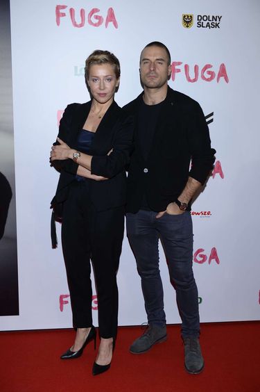 Kasia Warnke i Piotr Stramowski - premiera filmu "Fuga"