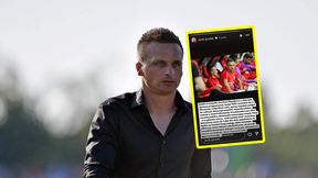 Wieczysta zwolniła Peszkę. Jego zawodnik szybko zamieścił wpis