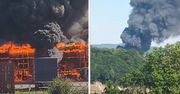 Pożar hali w Mszanie Dolnej. Apel straży do mieszkańców