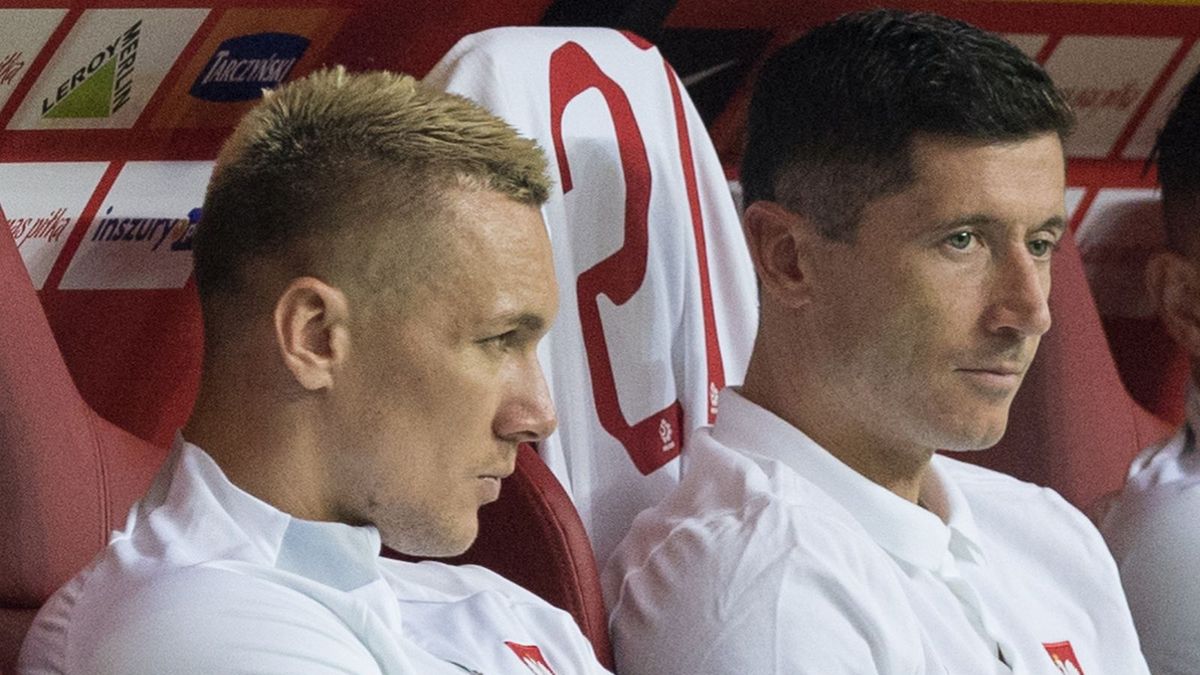 Łukasz Skorupski i Robert Lewandowski