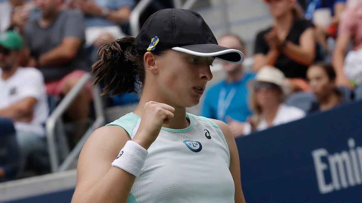 PAP/EPA / Peter Foley / Iga Świątek