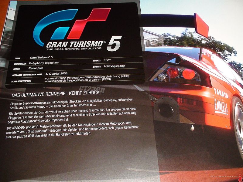 Gran Turismo 5 w tym roku