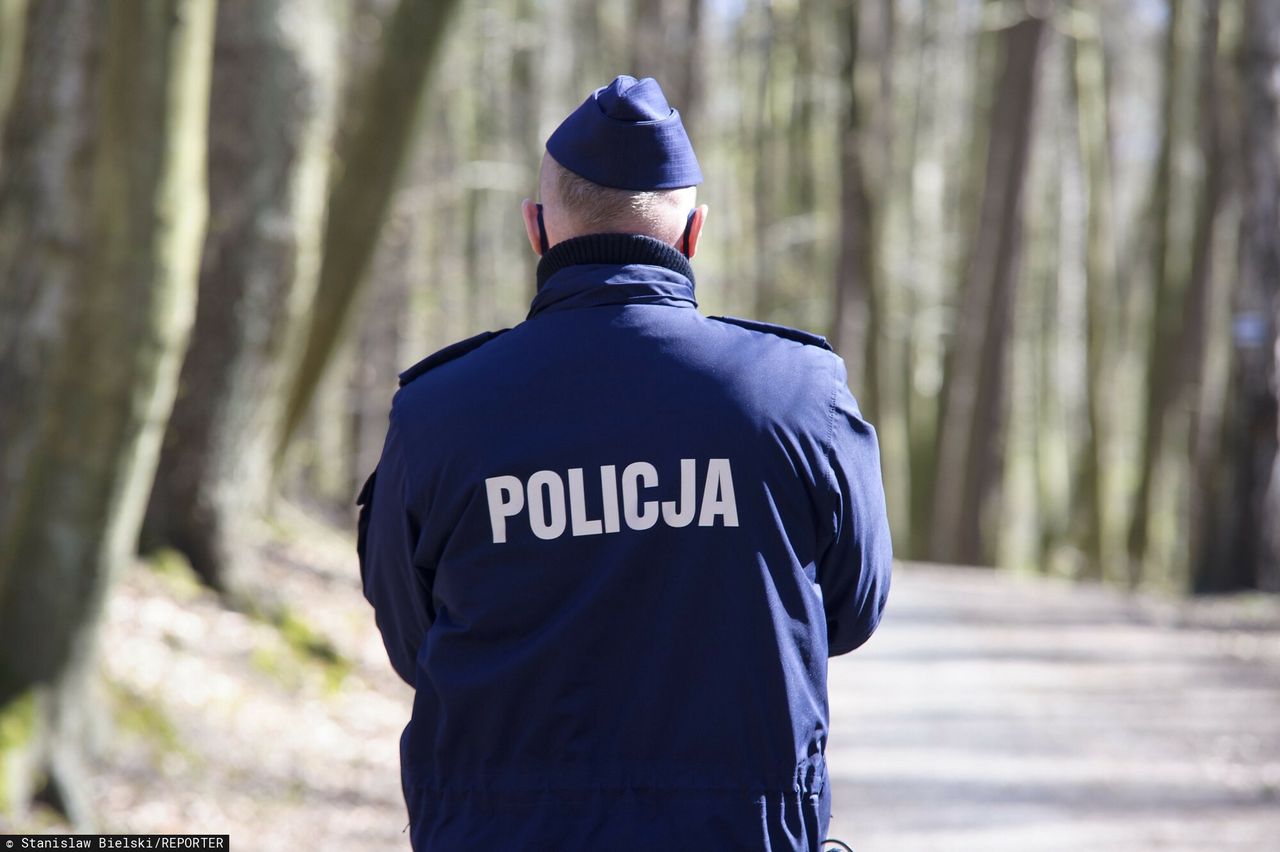 Mówiła, że widzi tylko las. Policjanci wpadli na pewien pomysł