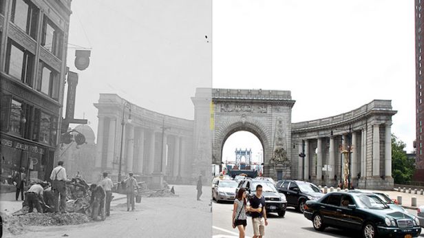 Nowa i stara połówka Wielkiego Jabłka na jednym interaktywnym zdjęciu 1