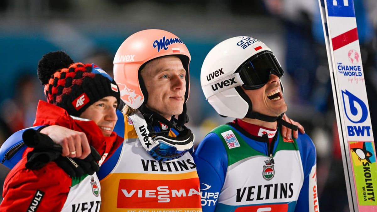 Zdjęcie okładkowe artykułu: Getty Images / Daniel Kopatsch / Od lewej: Kamil Stoch, Dawid Kubacki i Piotr Żyła