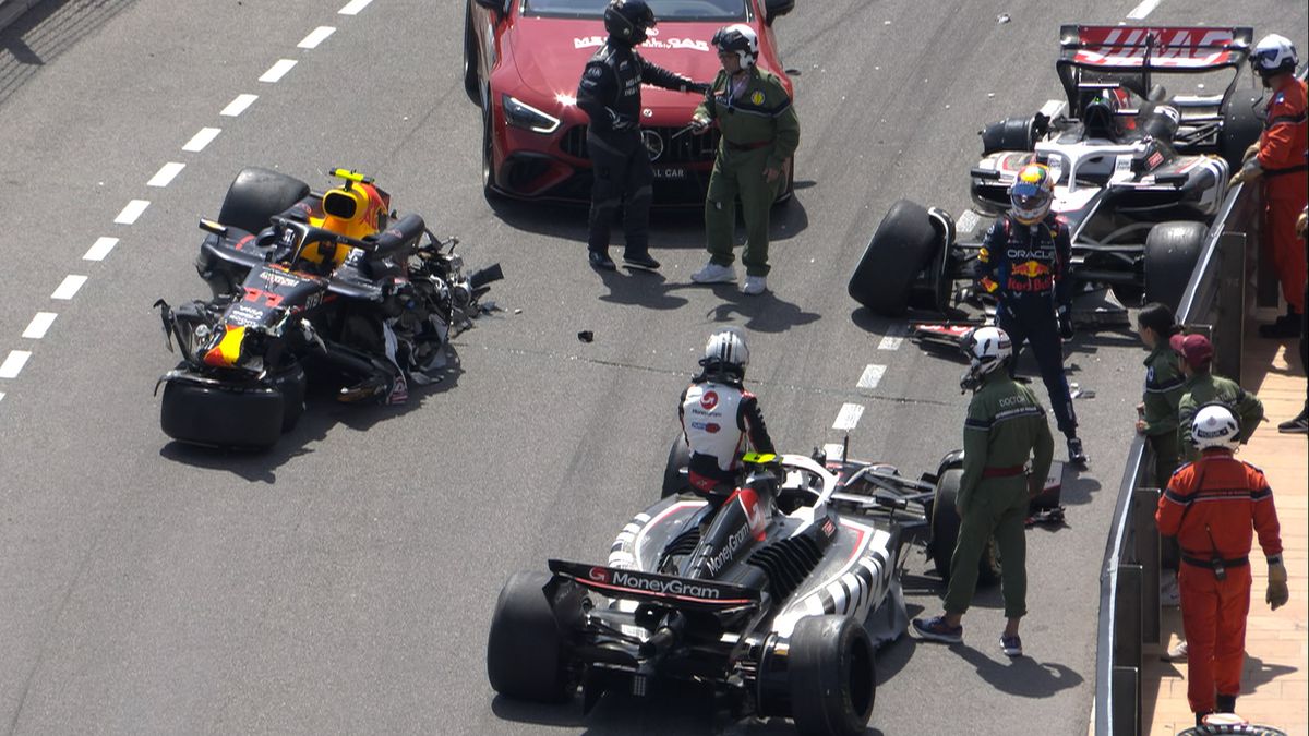 Zdjęcie okładkowe artykułu: Twitter / Formula 1 / Na zdjęciu: wypadek Sergio Pereza
