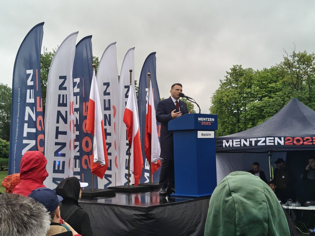 Wizyta Sławomira Mantzena w Będzinie. Zgromadził tłumy w Parku Syberka