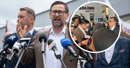 Protest górników. Zjawił się Obajtek. Doszło do szarpaniny