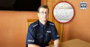 Policjant uratował seniorkę. Wkrótce na komendę przyszedł list