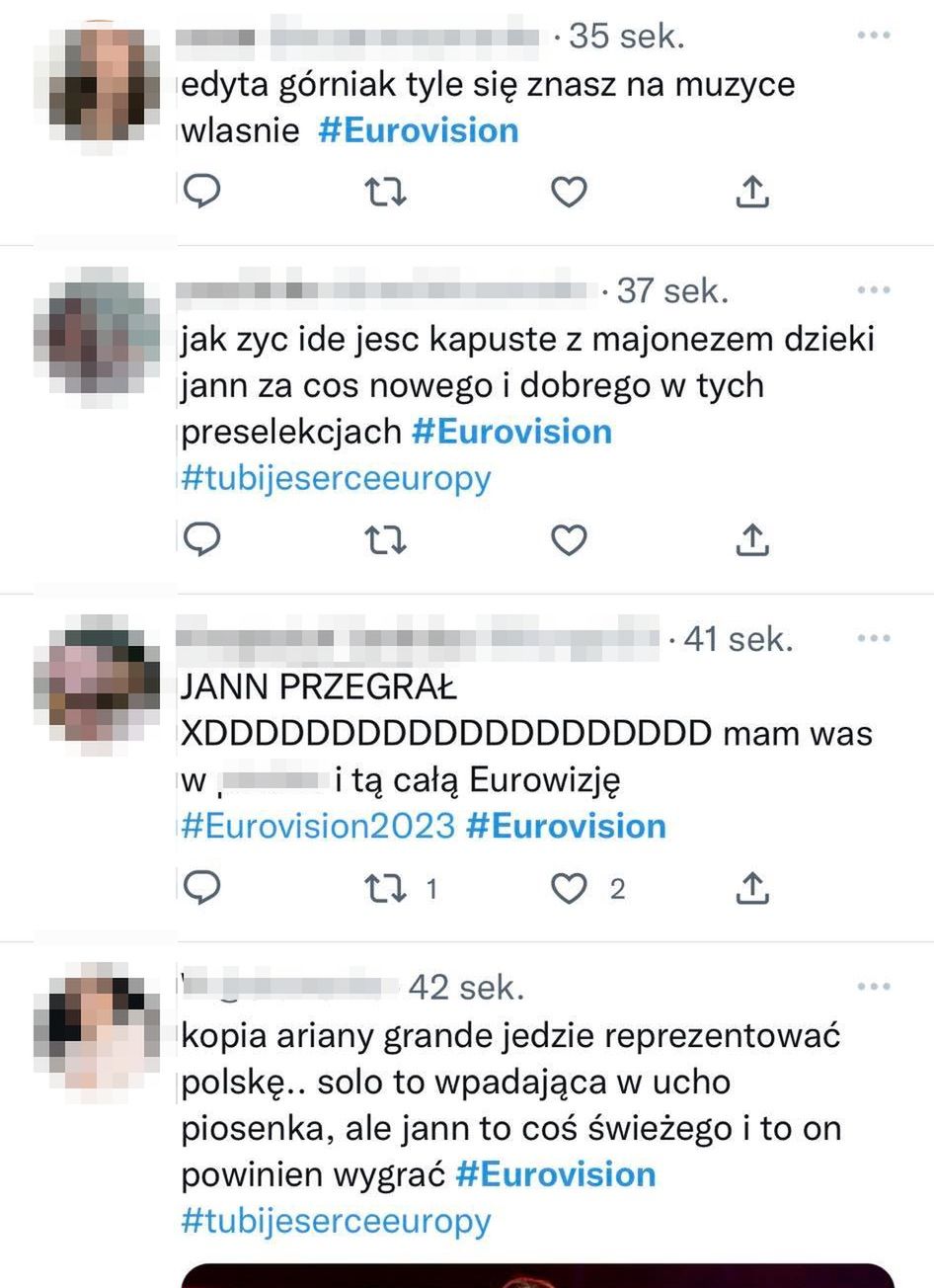 Widzowie oburzeni wynikami preselekcji do Eurowizji