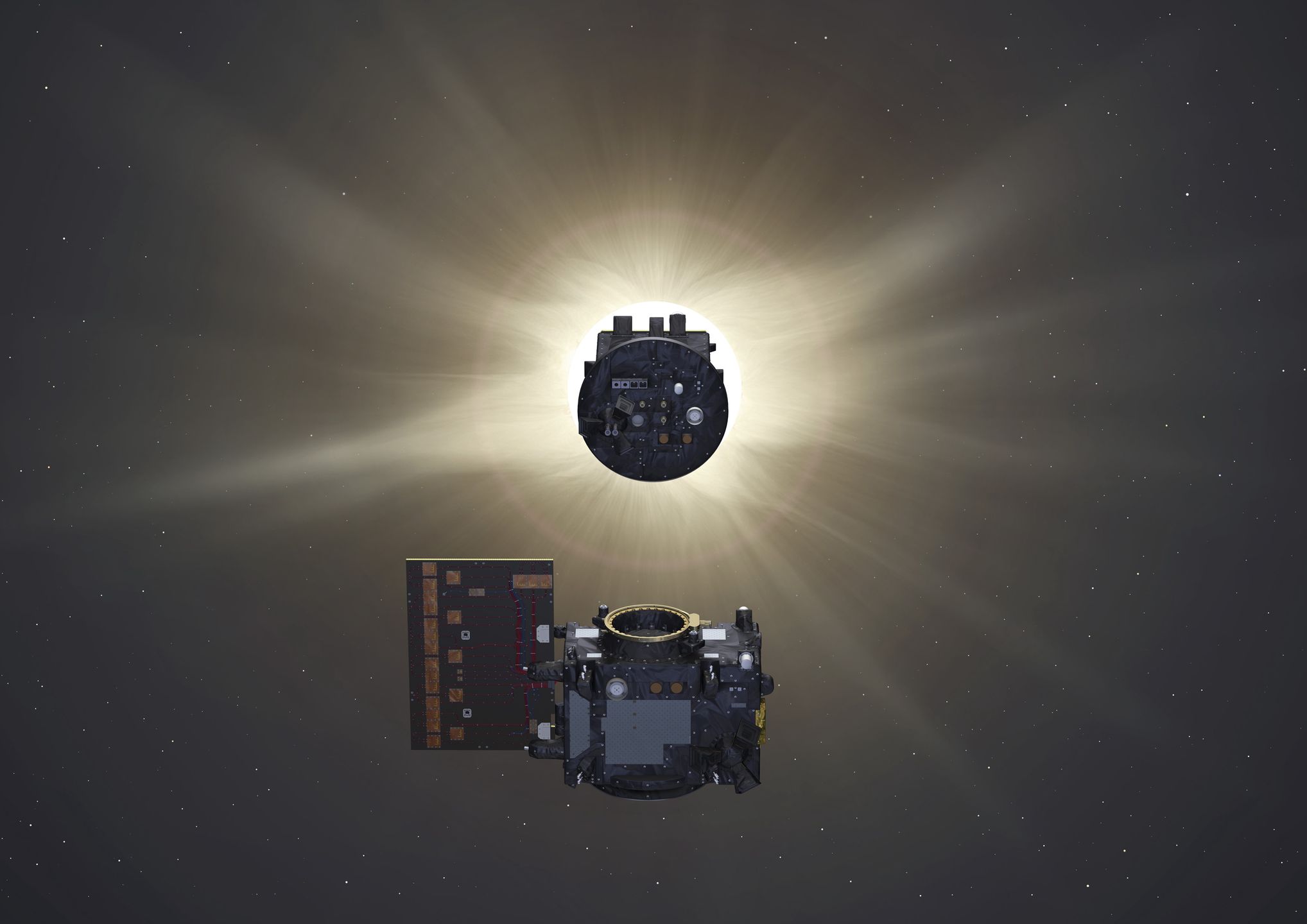 Proba-3 Occulter zaćmiewający Słońce dla statku kosmicznego