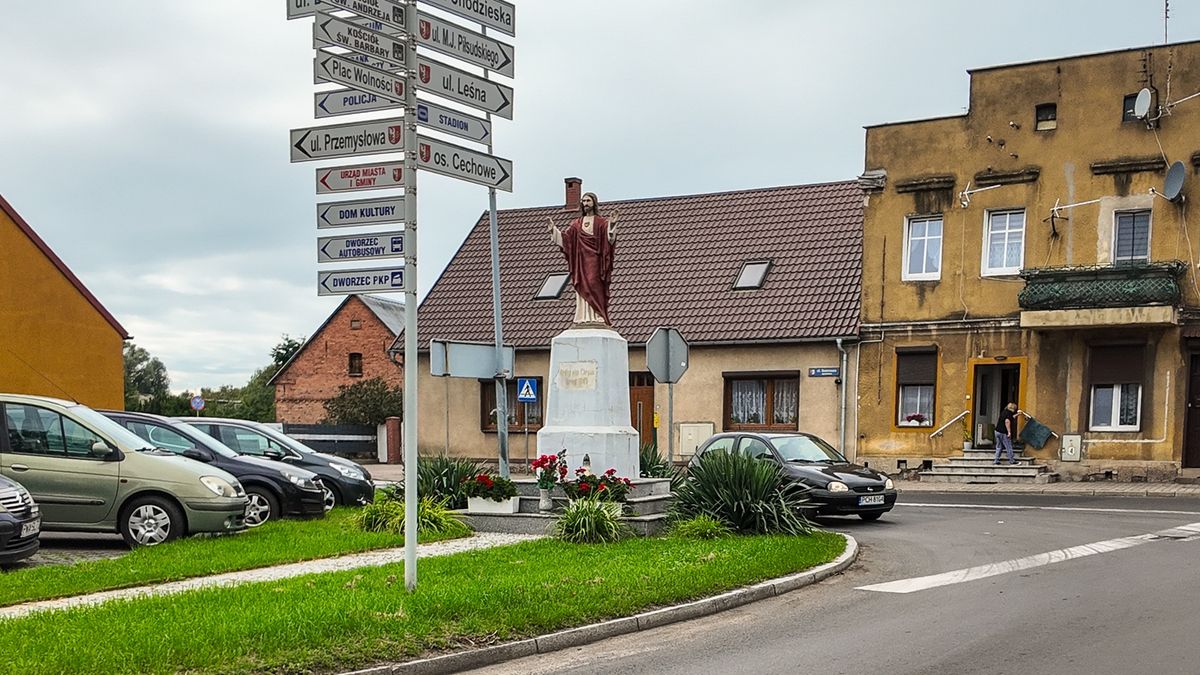 Budzyń - centrum miasta.