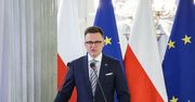 Hołownia reaguje na przepychankę w Sejmie. "Za mną też ganiał"