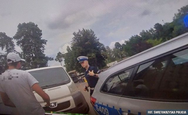 Ostrowieccy policjanci jednego dnia dwukrotnie udzielali eskorty