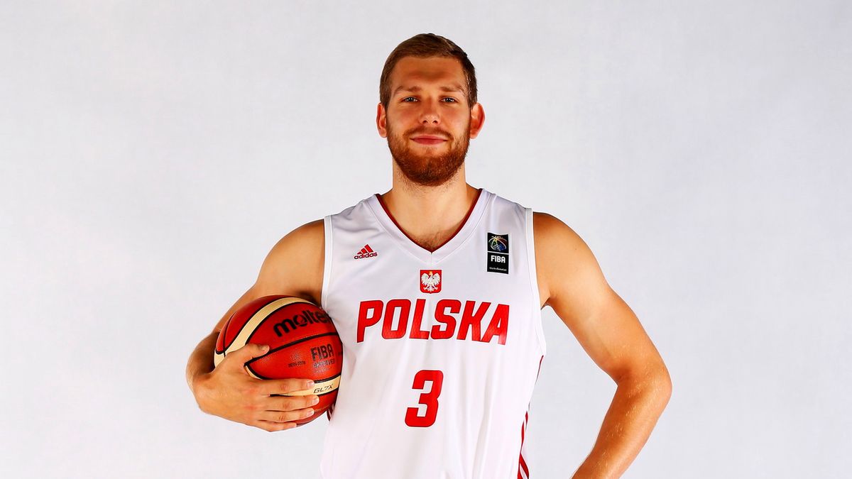Michał Sokołowski - reprezentant Polski w koszykówce (fot Andrzej Romański, KoszKadra)