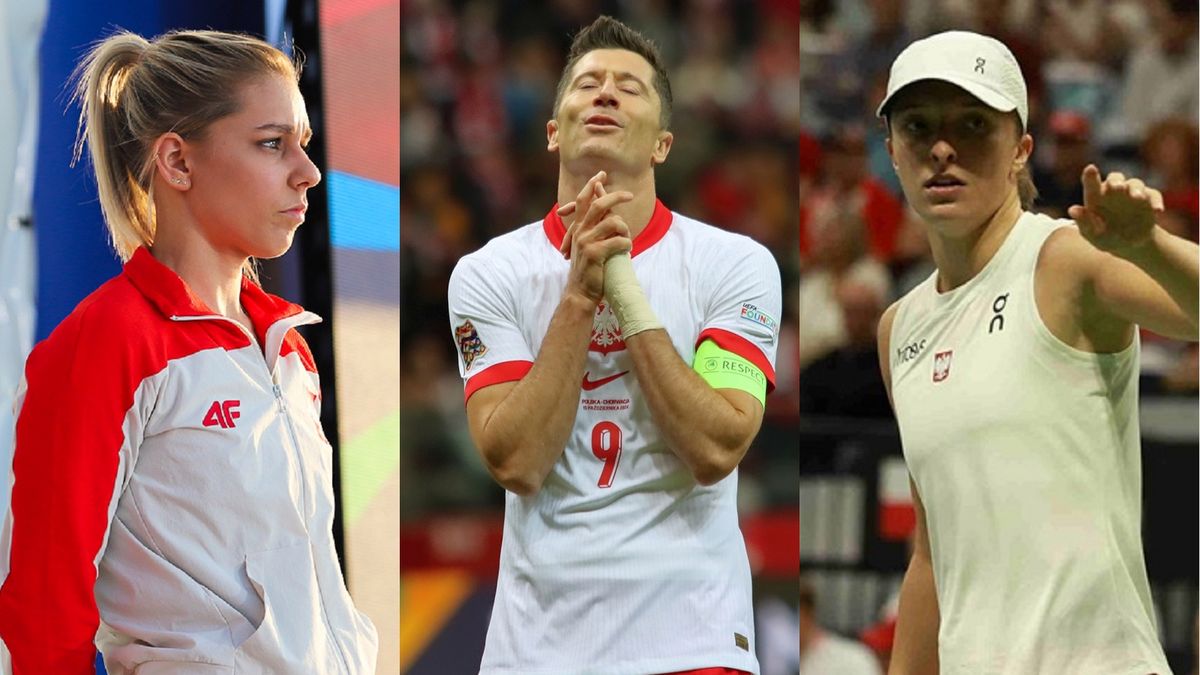 WP SportoweFakty / Sebastian Maciejko / Mateusz Czarnecki / Materiały prasowe / Monika Piecha / Na zdjęciu: Aleksandra Mirosław, Robert Lewandowski i Iga Świątek