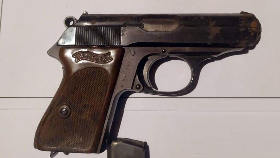 Nazistowki Walther PPK odnaleziony w Polsce