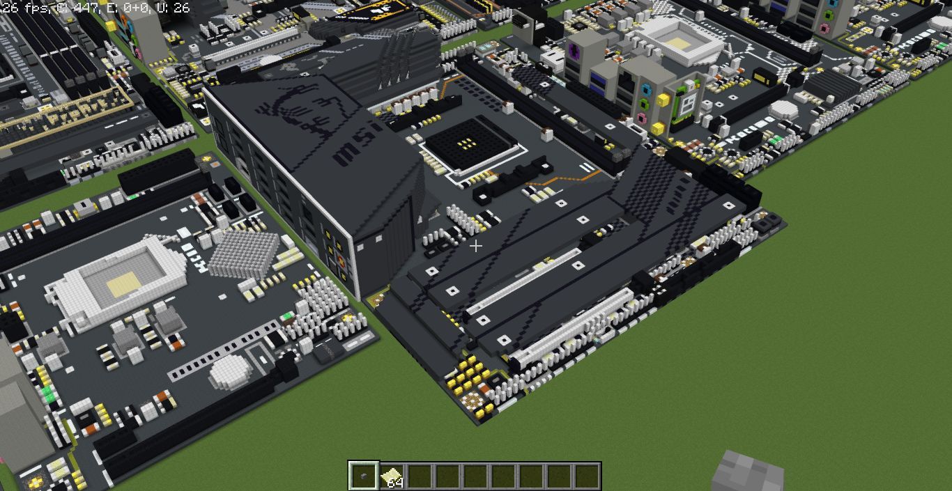 Minecraft - płyty główne