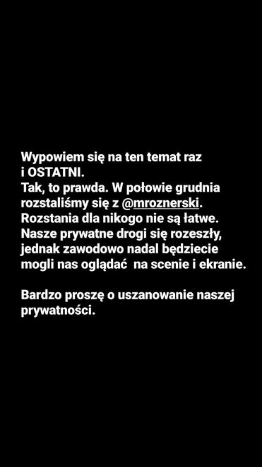 Adriana Kalska potwierdza to, o czym mówiło się od jakiegoś czasu