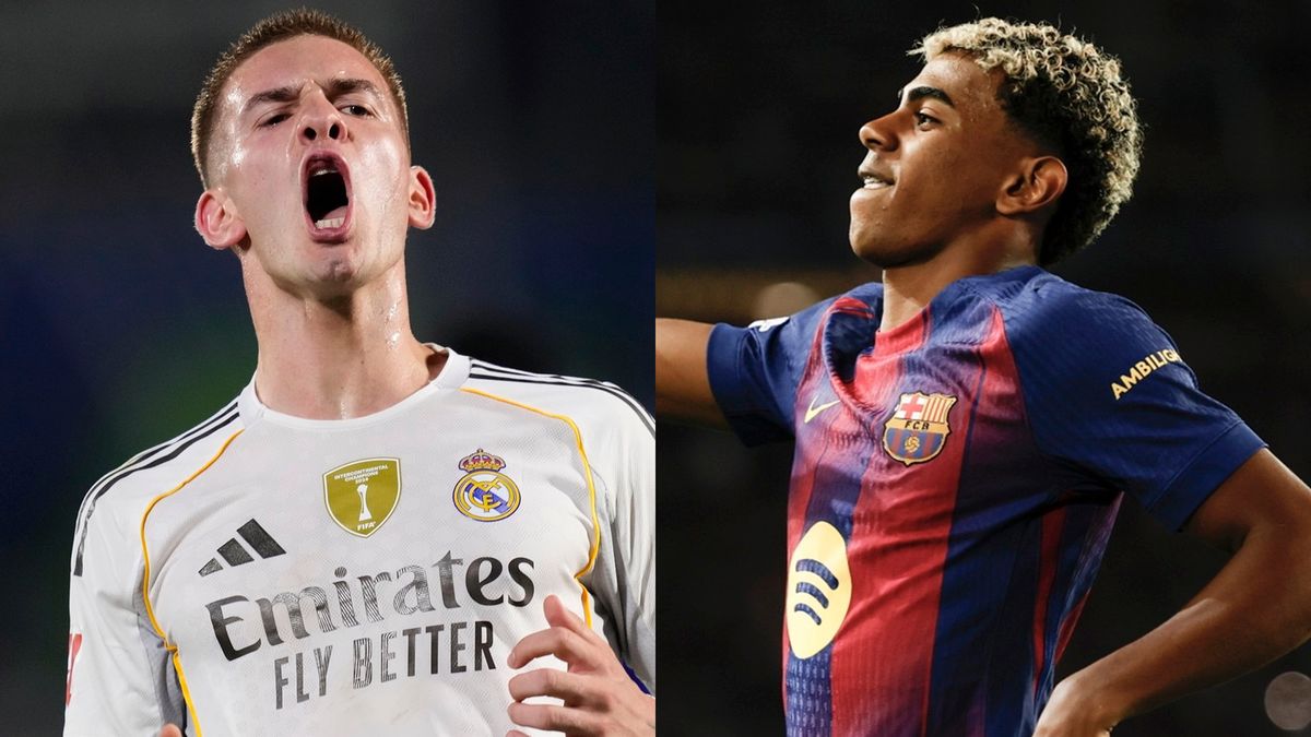 Getty Images / Jose Breton/Pics Action/NurPhoto / PAP/EPA/ALBERTO ESTEVEZ / Na zdjęciu: Franco Mastantuono i Lamine Yamal