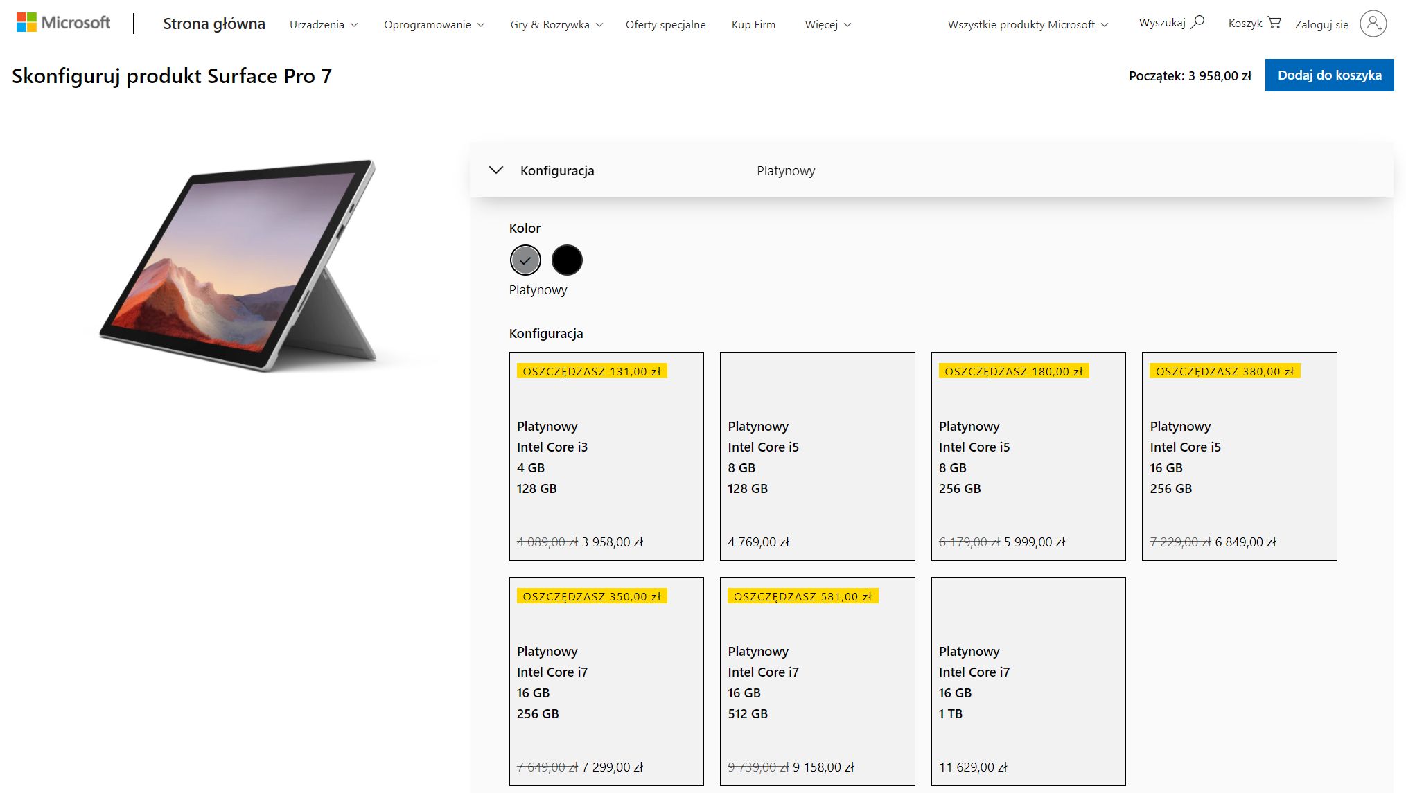 Najdroższy wariant za ponad 11 tys. to dopiero początek. Po dokupieniu klawiatury-okładki, myszy, doka i pióra rachunek wyniesie prawie 15 tys., fot. Oskar Ziomek.
