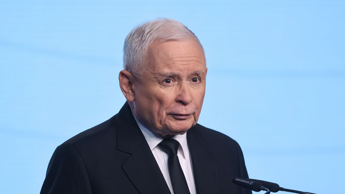 Prezes PiS Jarosław Kaczyński