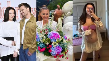 Obładowana balonami Maja Rutkowski wbiła na baby shower Serowskiej i Hakiela. Czyżby przypadkiem ujawniła PŁEĆ ICH DZIECKA? (FOTO)