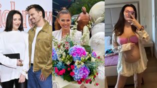 Obładowana balonami Maja Rutkowski wbiła na baby shower Serowskiej i Hakiela. Czyżby przypadkiem ujawniła PŁEĆ ICH DZIECKA? (FOTO)