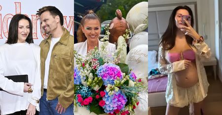 Obładowana balonami Maja Rutkowski wbiła na baby shower Serowskiej i Hakiela. Czyżby przypadkiem ujawniła PŁEĆ ICH DZIECKA? (FOTO)