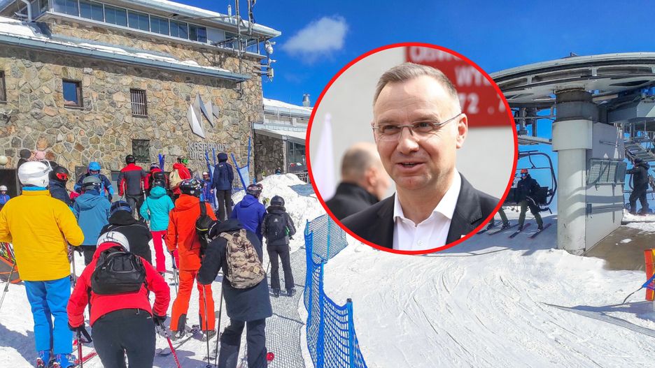 Andrzej Duda dzień po wyborach ruszył na narty