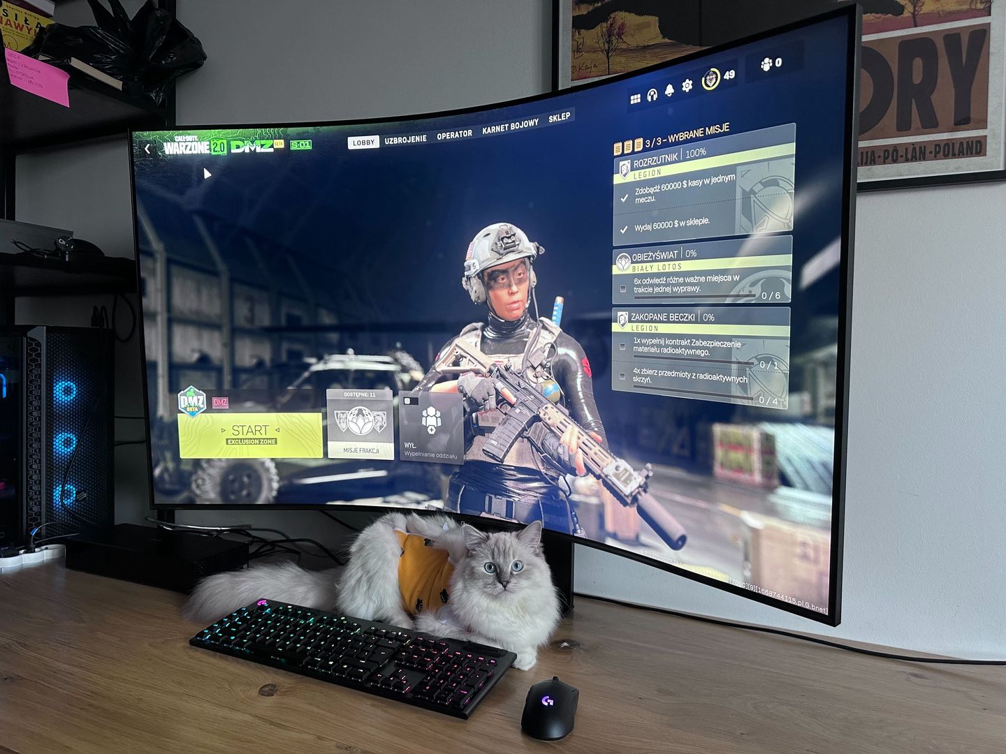 Samsung Odyssey Ark - nawet koty go pokochają