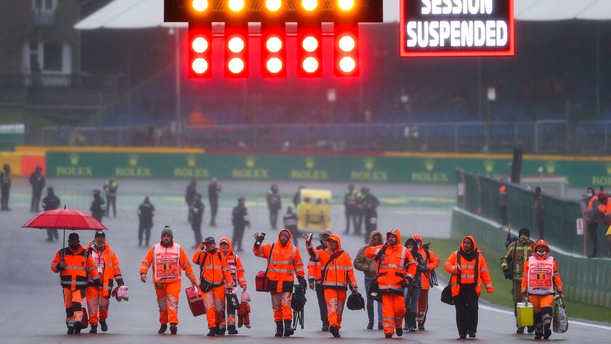 Materiały prasowe / Alfa Romeo Racing ORLEN / Na zdjęciu: przerwane GP Belgii