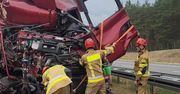 Poważny wypadek na A2