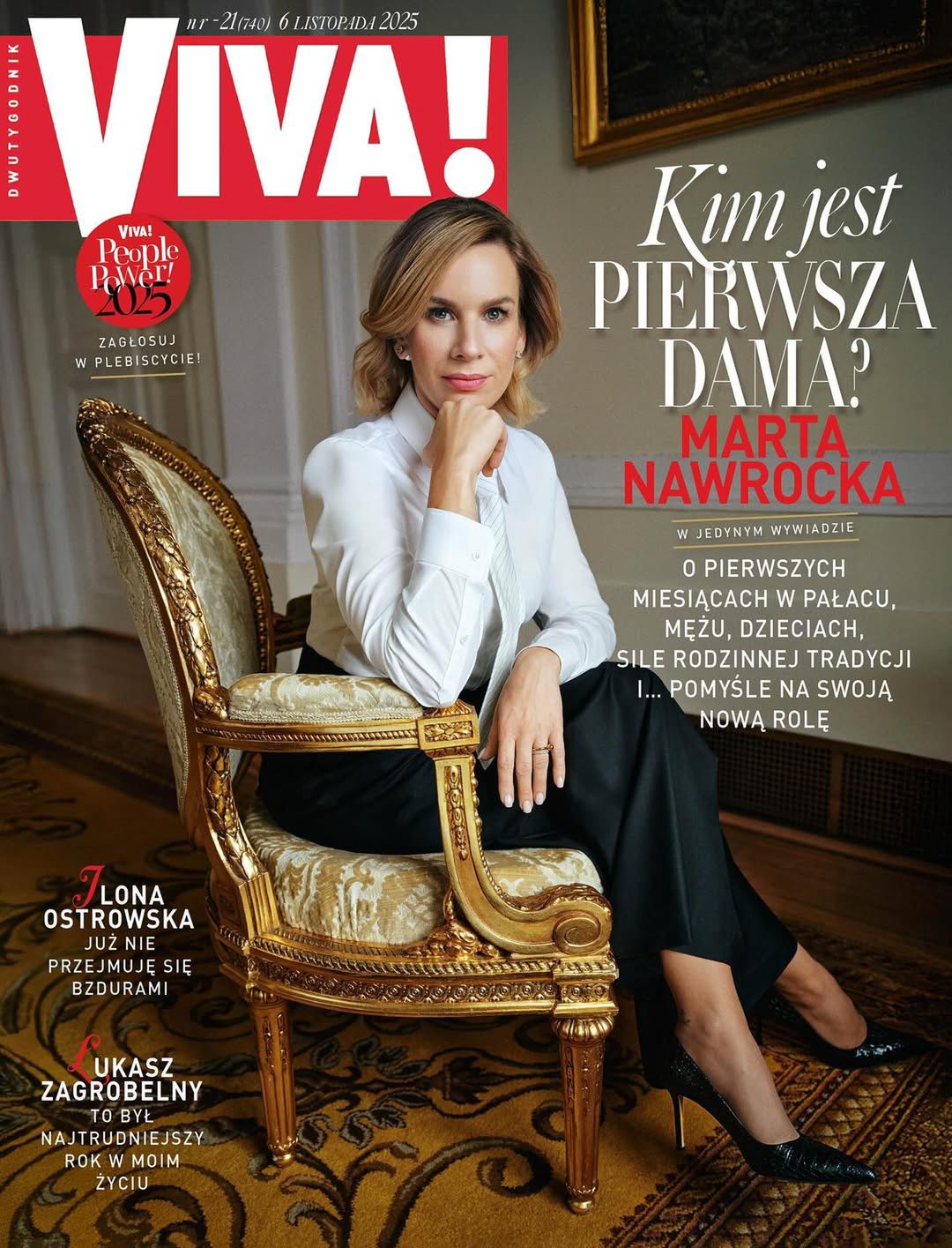Marta Nawrocka na okładce "Vivy!"