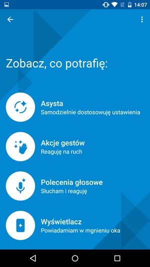 Motorola Moto X Style - gesty i akcje