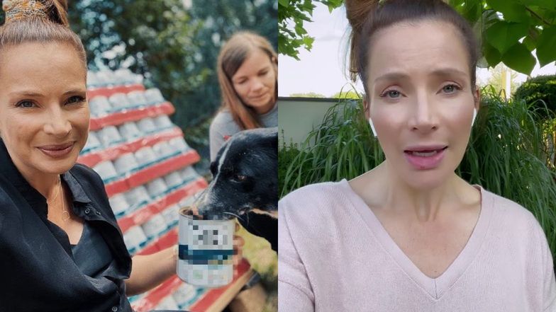 Anna Dereszowska o wizycie w schronisku dla zwierząt w Bystrym