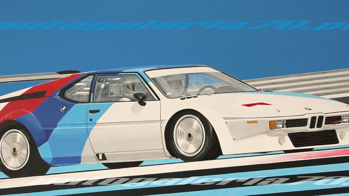 BMW M1 - niemiecki klasyk na płótnie 1