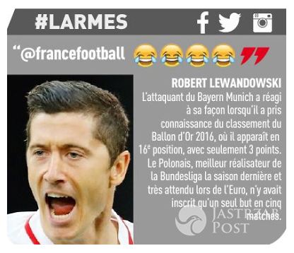 Francuzi odpowiadają Robertowi Lewandowskiemu