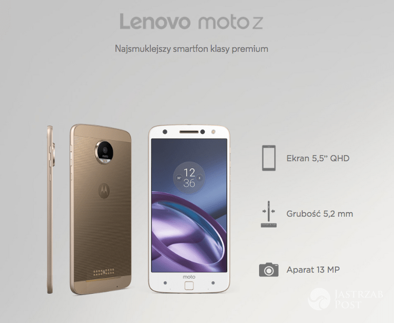 Lenovo Moto Z - nowy telefon Natalii Siwiec