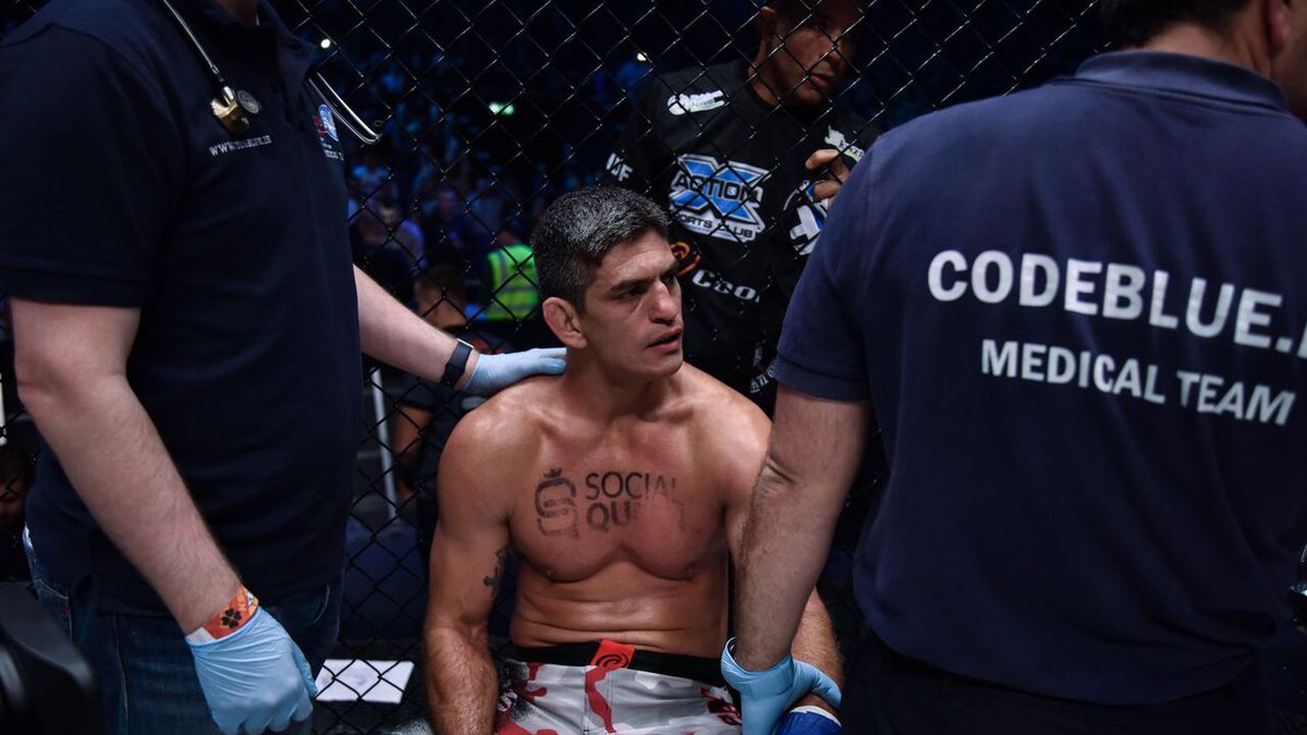 Materiały prasowe / KSW / Paul Thiago po walce z Materlą