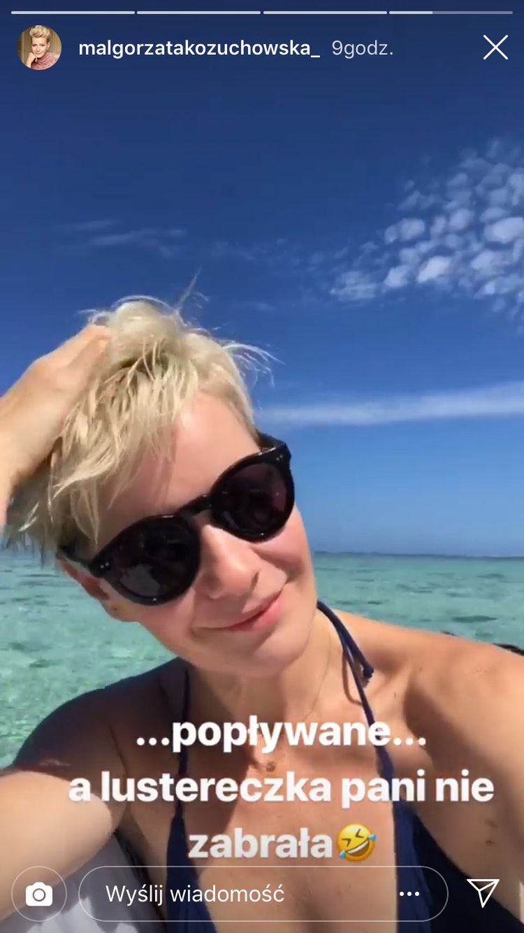 Małgorzata Kożuchowska w bikini