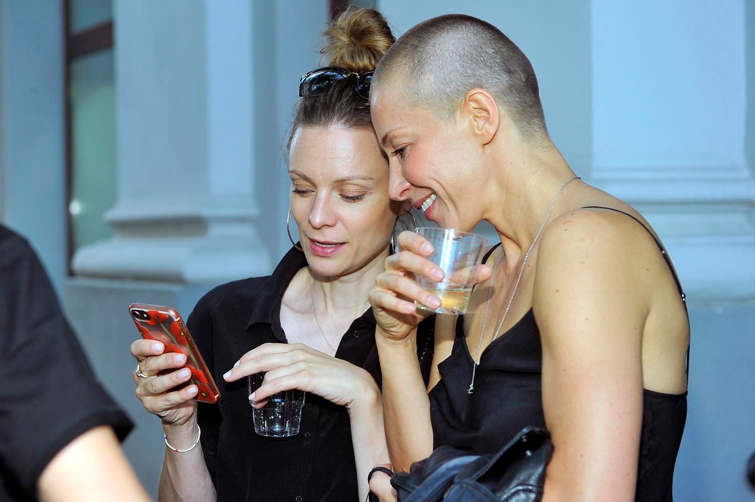 Magdalena Boczarska i Kasia Warnke na evencie