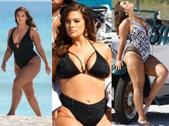 Ashley Graham reklamuje stroje kąpielowe NIERETUSZOWANYMI ZDJĘCIAMI. Udana kampania?